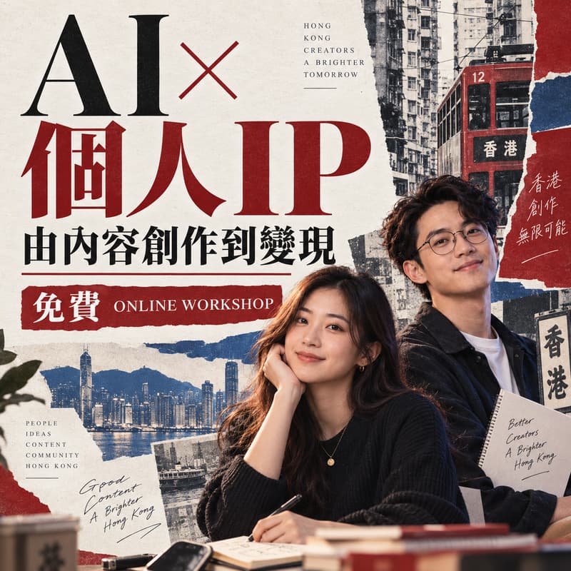 Cover Image for 【限定免費AI講座】零基礎用AI打造你的個人IP並變現