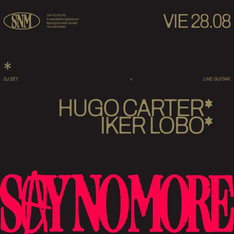 Cover Image for Club Night X Say No More