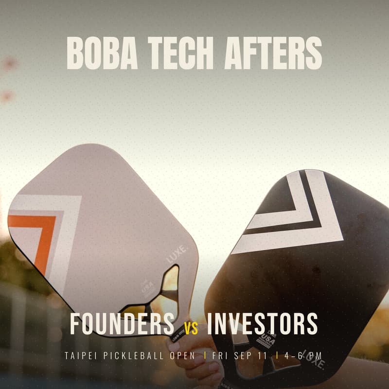 Cover Image for Founders vs Investors Pickleball Open - Boba Tech Afters