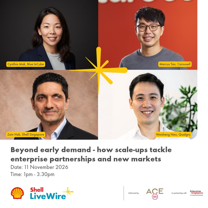 Cover Image for Shell LiveWire Insight Session: Beyond Early Demand - How scale-ups tackle enterprise partnerships and new markets