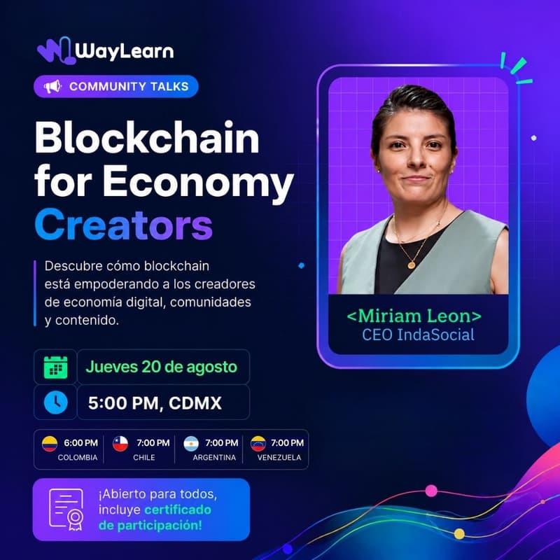 Cover Image for Community Talks: Blockchain for Economy Creators