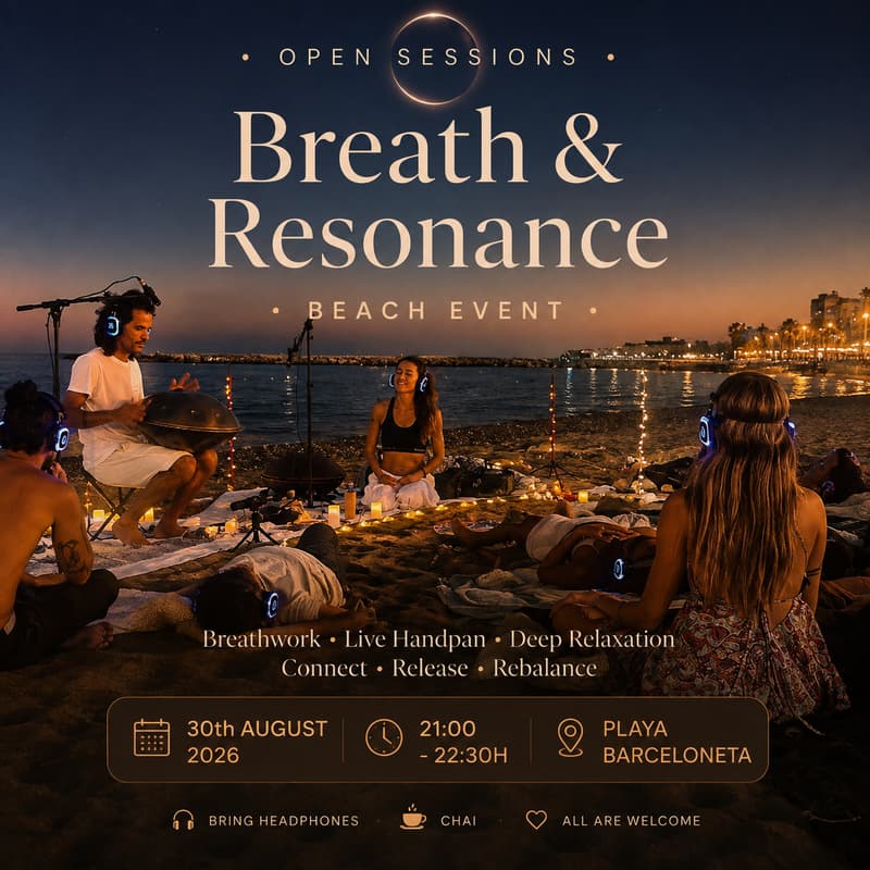 Cover Image for Open Sessions - Breathwork - Meditation - Handpan vibes - Chai