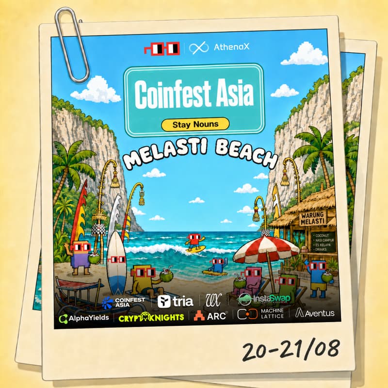 Cover Image for Nouns ⌐◨-◨ × AthenaX @ Coinfest Asia 2026