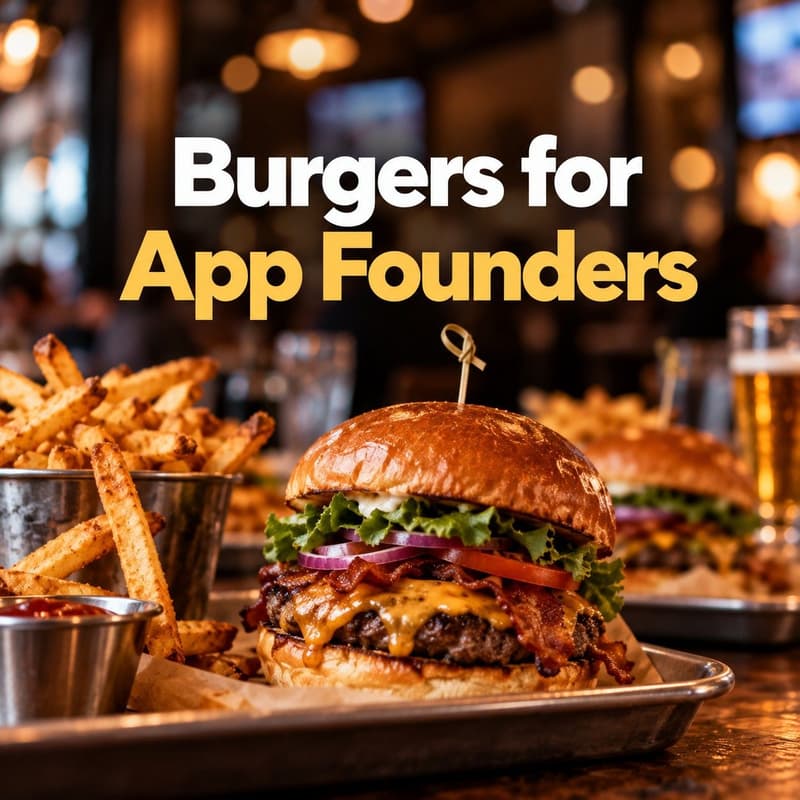 Cover Image for Burgers for App Founders 🍽️