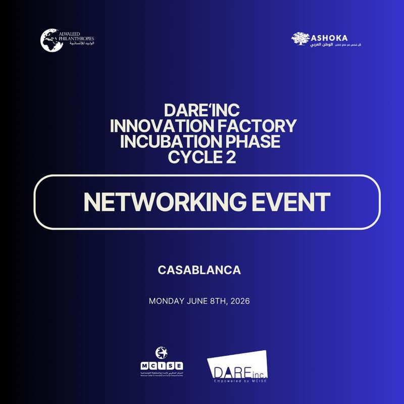 Cover Image for NETWOKING EVENT | DARE'INC INNOVATION FACTORY CYCLE 2
