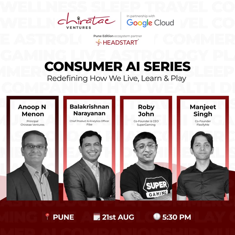 Cover Image for Chiratae × Google x Headstart | Consumer AI Series : Pune Edition