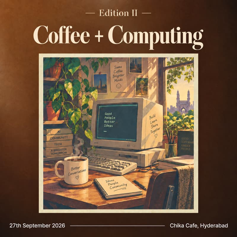 Cover Image for Coffee & Computing Edition 2: AI Sangathan @ Chika