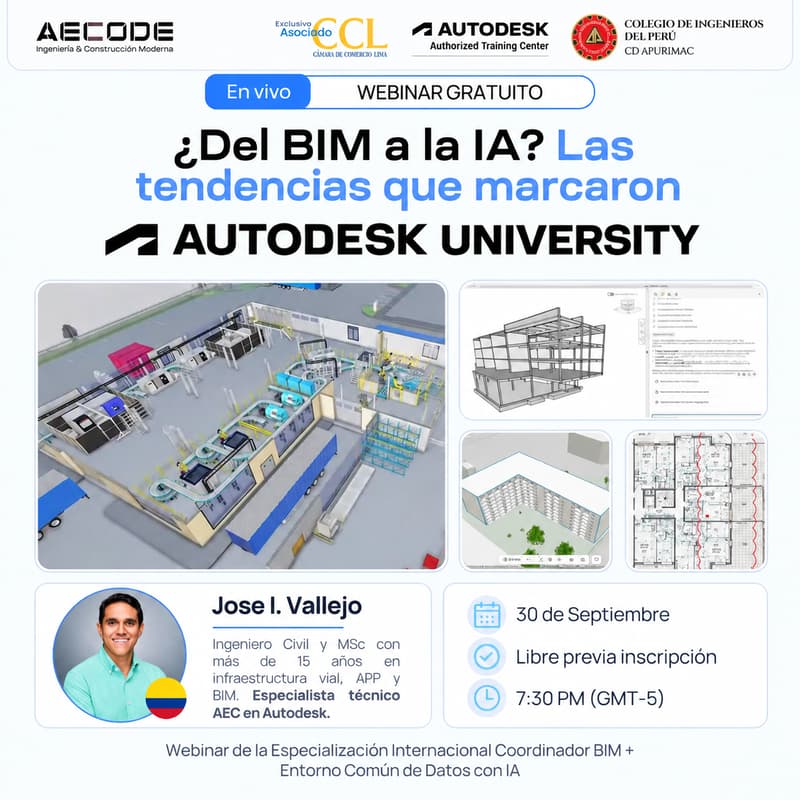Cover Image for ¿Del BIM a la IA? Las tendencias que marcaron Autodesk University 2026