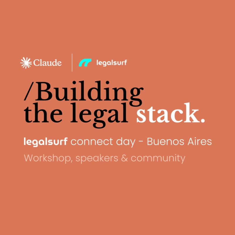 Cover Image for legalsurf + claude / Building the legal stack