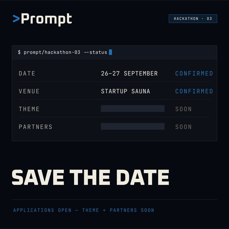 Cover Image for Prompt Hackathon 03