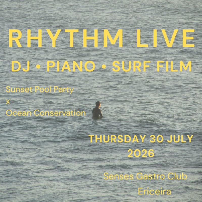 Cover Image for RHYTHM LIVE: DJ • Piano • Cinematic Sunset Pool Gathering for Ocean Conservation