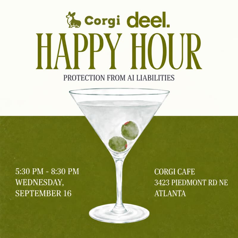 Cover Image for Peachy Keen on AI? Protection From AI Liabilities (Happy Hour)