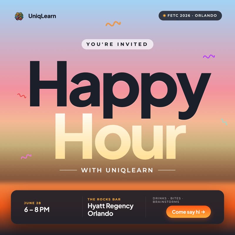 Cover Image for UniqLearn Happy Hour @ ISTE
