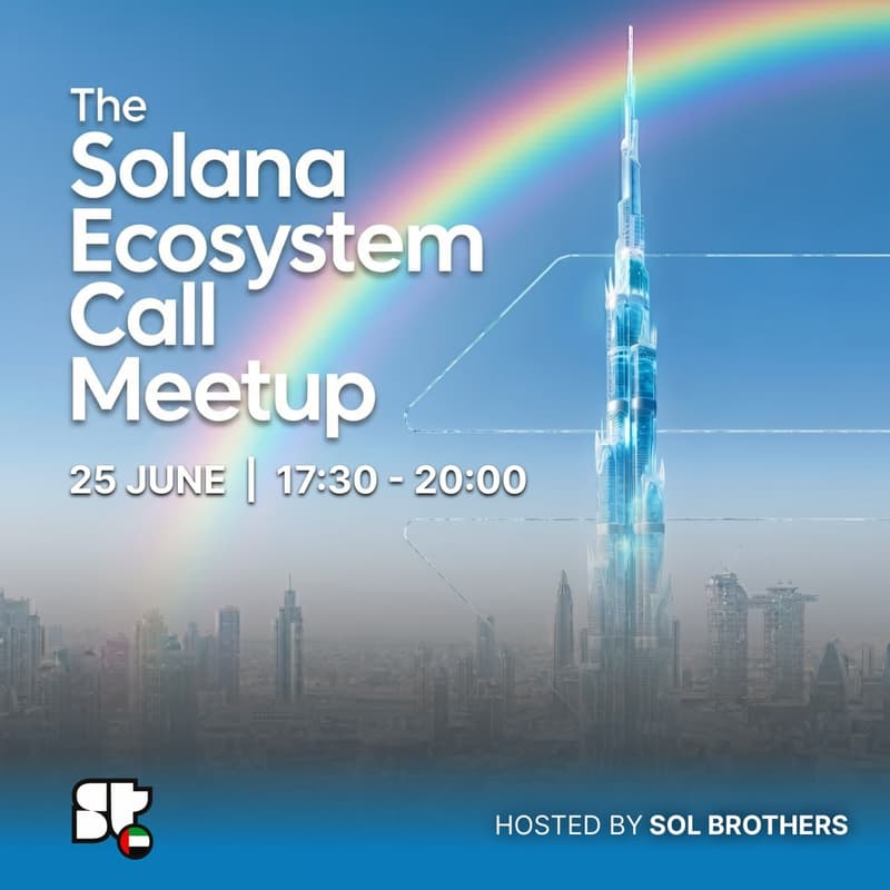 Cover Image for Superteam UAE: Solana Ecosystem Call Meetup