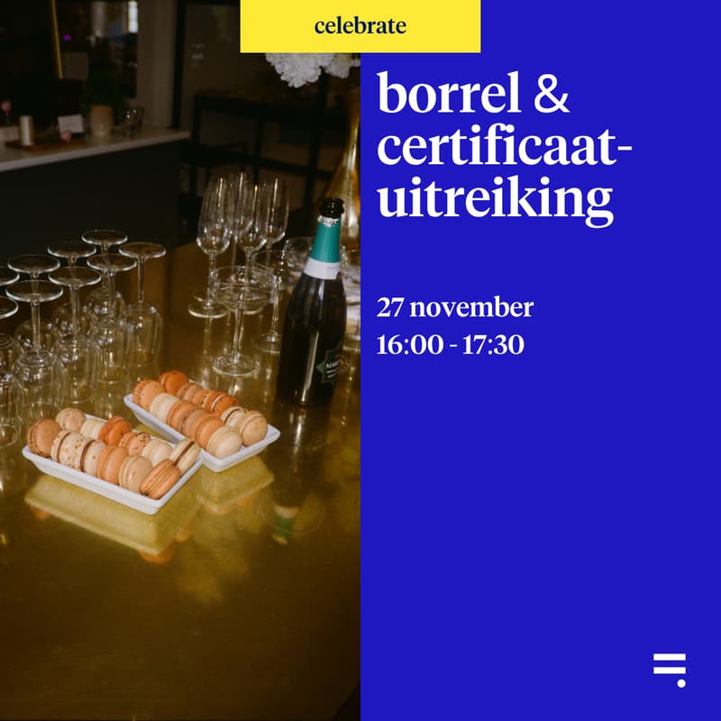 Cover Image for Borrel & Certificaatuitreiking - Nederlands Programma