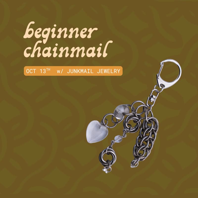 Cover Image for Beginner Chainmail with Junk Mail Jewelry