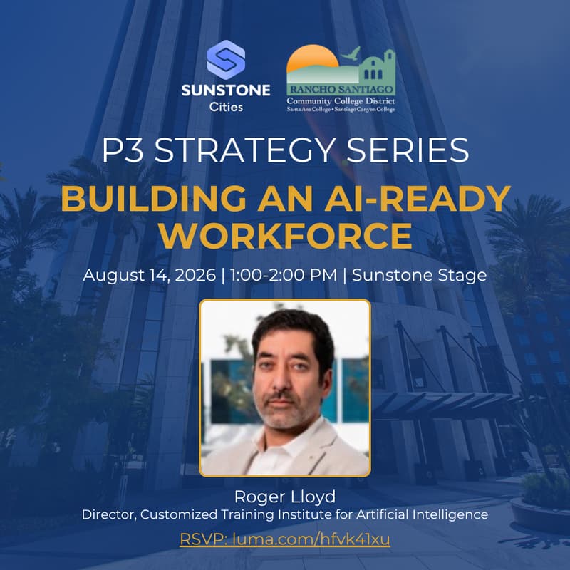Cover Image for P3 Strategy Series feat. Roger Lloyd, Director, Customized Training Institute for Artificial Intelligence
