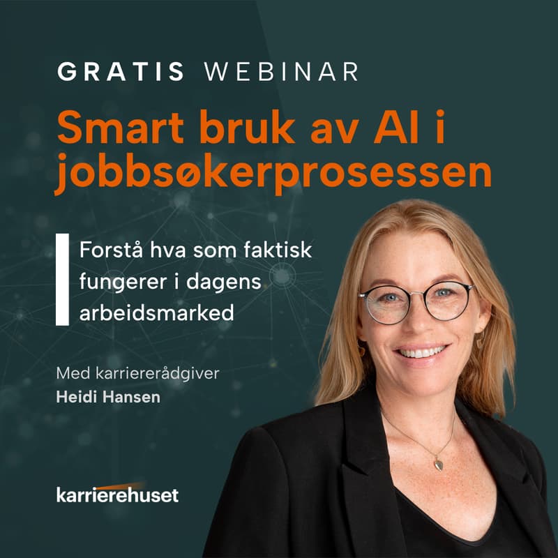 Cover Image for Gratis webinar: Smart bruk av AI i jobbsøkerprosessen