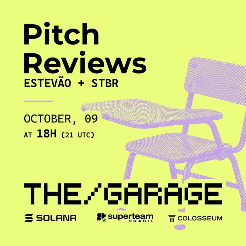 Cover Image for the/Garage | Pitch Roast STBR + Estevão Rizzo