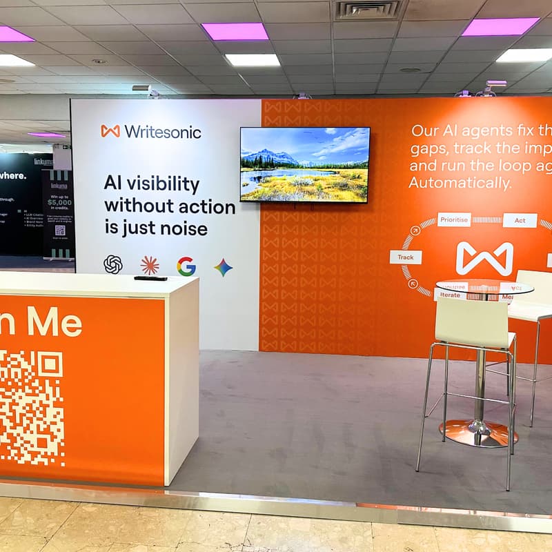 Cover Image for Meet Writesonic at brightonSEO UK 2026