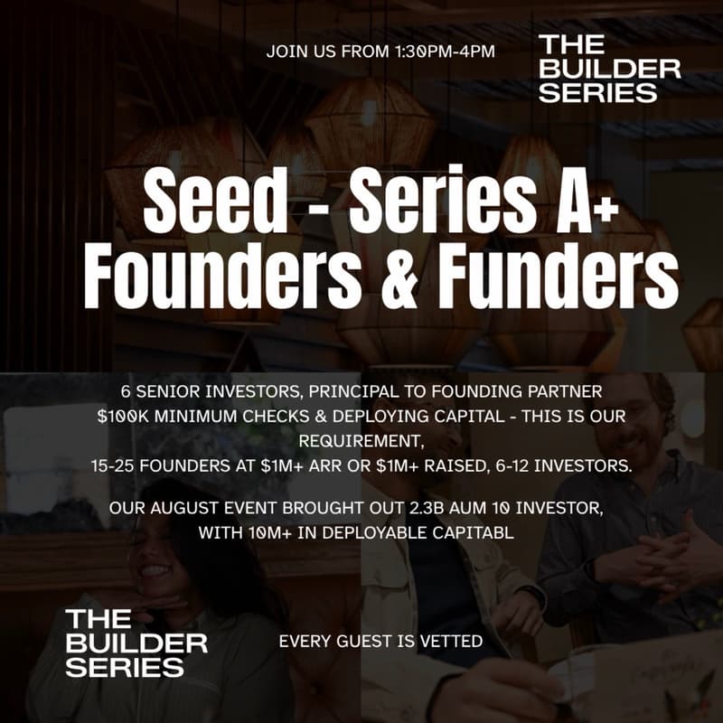 Cover Image for The Deployment Room: 6 Active Funds, Funding Founders (Seed to Series B) - Jan 10th