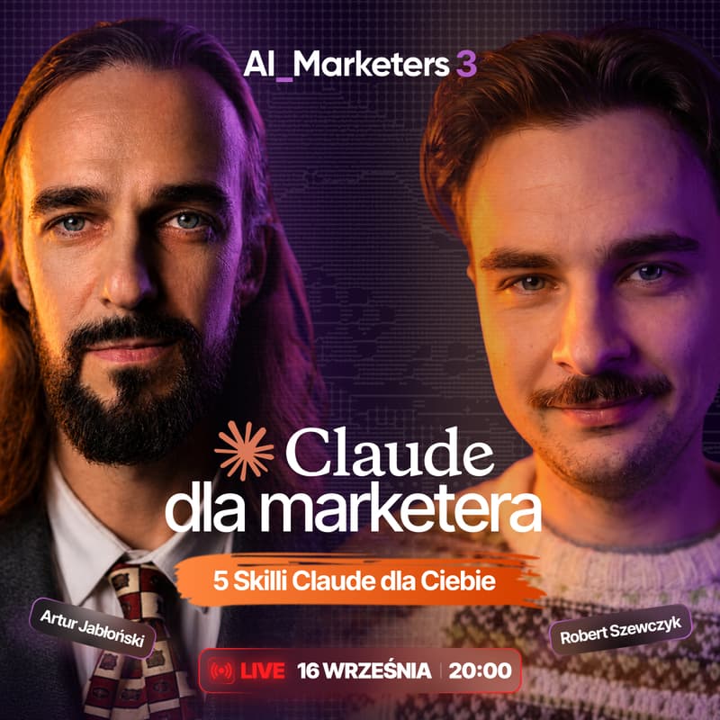 Cover Image for 5 skilli Claude Code dla marketera, które naprawdę robią robotę (bez kodowania) — LIVE AI_Marketers