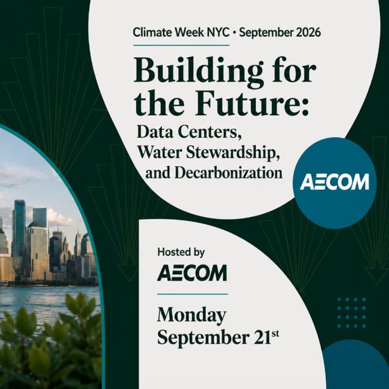 Cover Image for Building for the Future: Data Centers, Water Stewardship, and Decarbonization