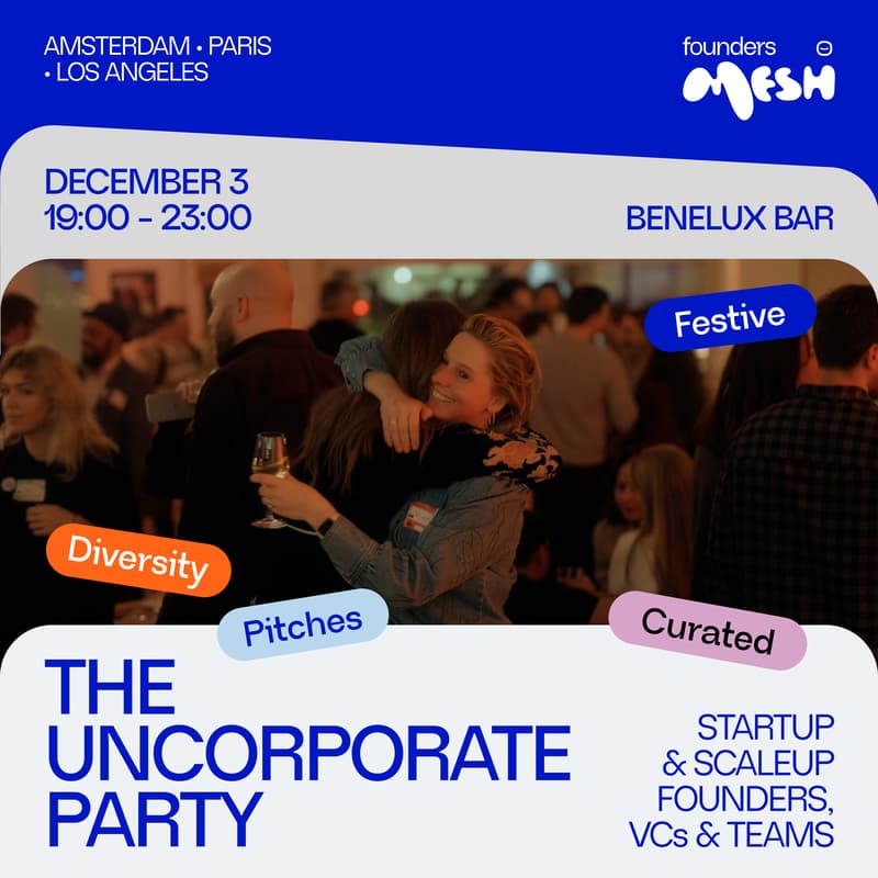 Cover Image for Founders Mesh: The Uncorporate Party | Startups, VCs, and Teams