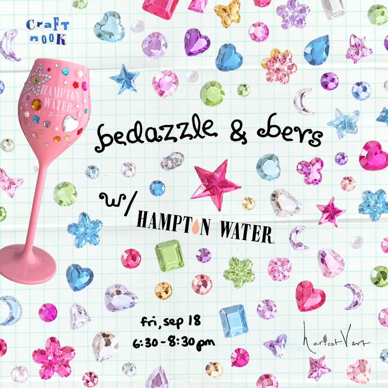 Cover Image for bedazzle & bevs w/ @hamptonwater