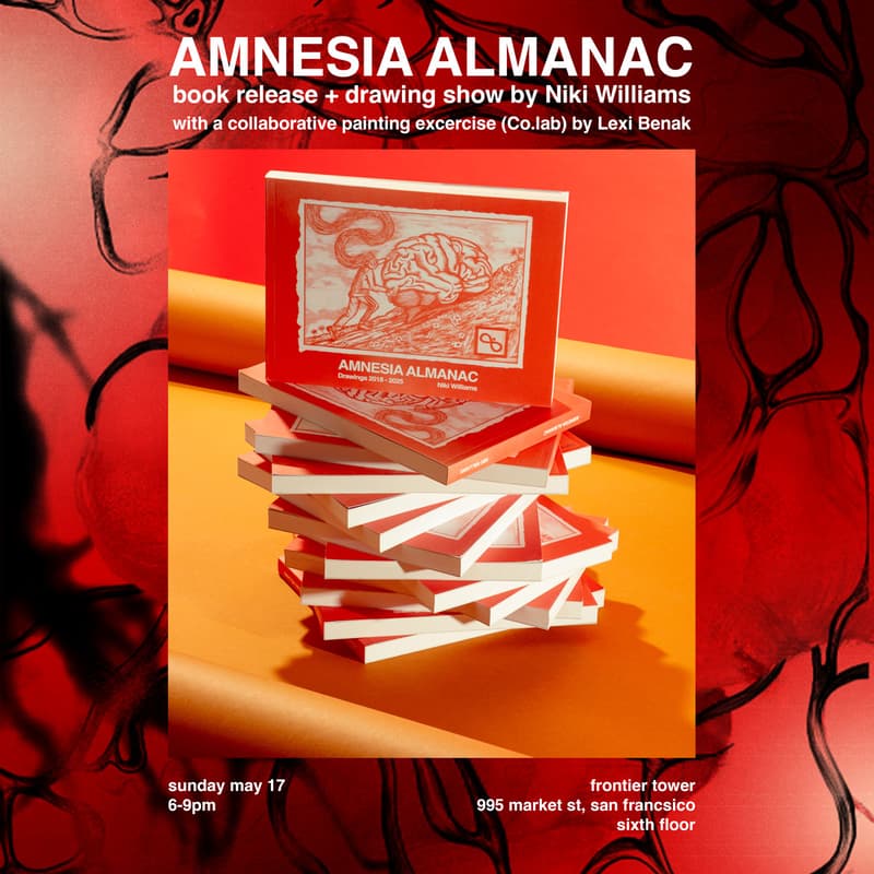 Cover Image for Amnesia Almanac book release + drawing show - Open Registration
