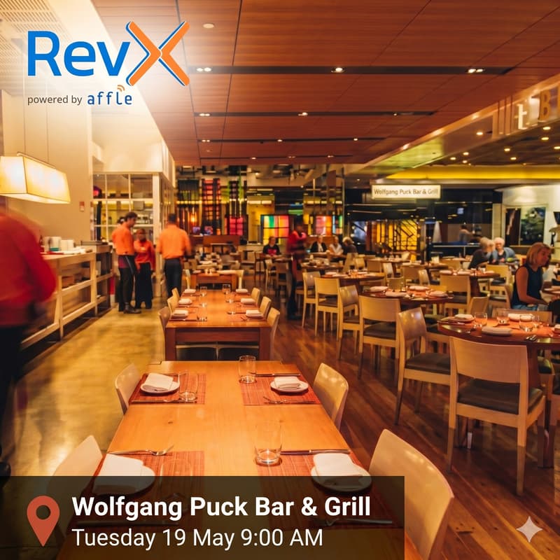 Cover Image for RevX breakfast at Wolfgang Puck Bar & Grill