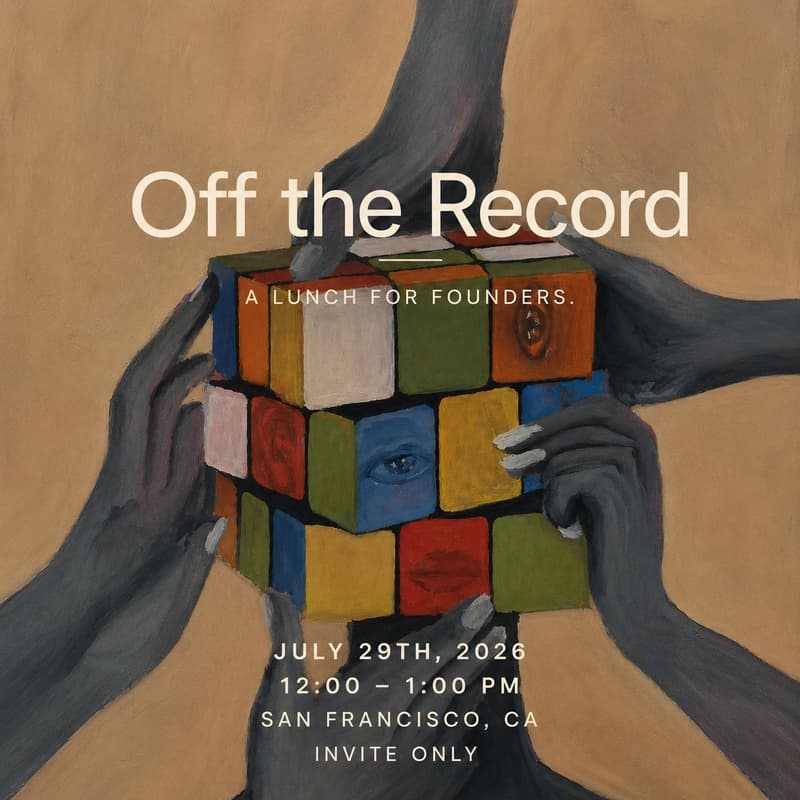 Cover Image for Off the Record: A Founders' Lunch