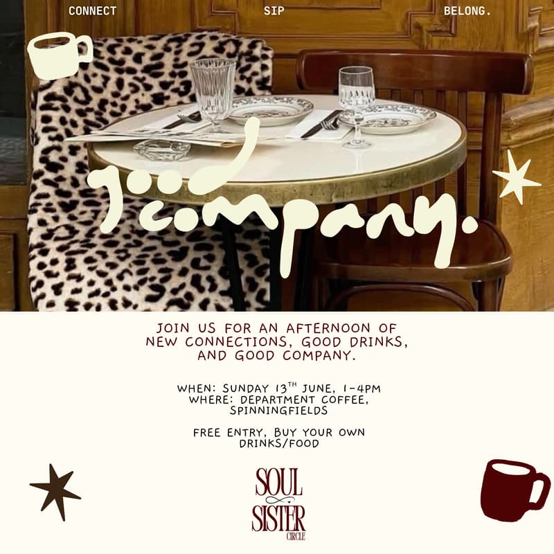 Cover Image for Good Company: Soul & Sister Circle Manchester Meet Up