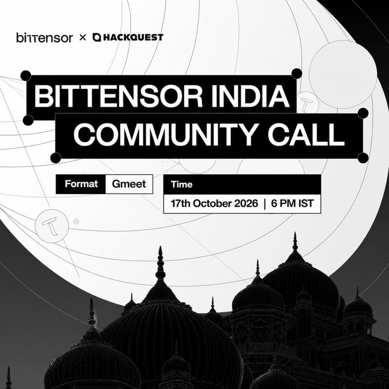 Cover Image for Bittensor India: October Community Call ๐ฎ๐ณ