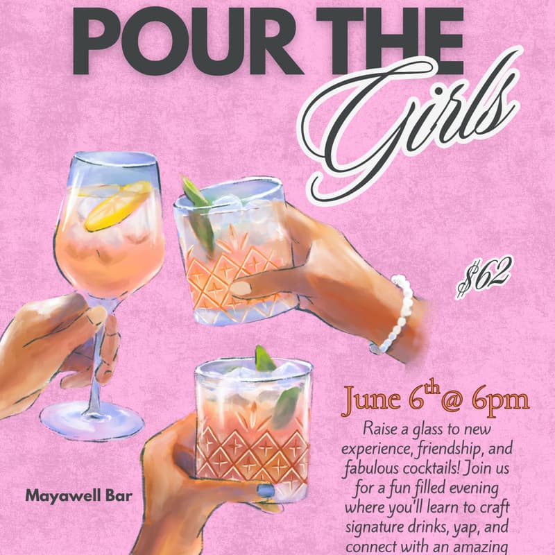 Cover Image for Pour the Girls: Mixology Experience 🍸✨