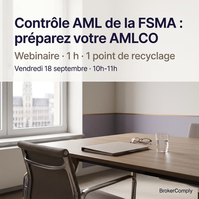 Cover Image for Formation AMLCO - Webinaire Brokercomply