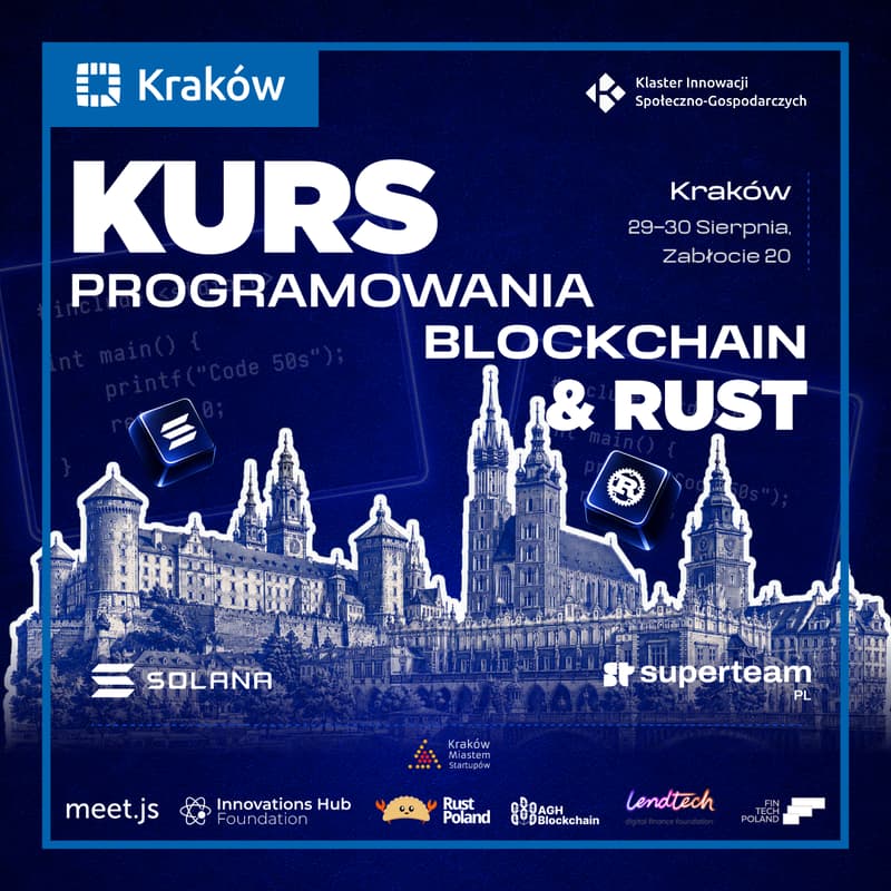 Cover Image for KURS PROGRAMOWANIA BLOCKCHAIN: KRAKÓW