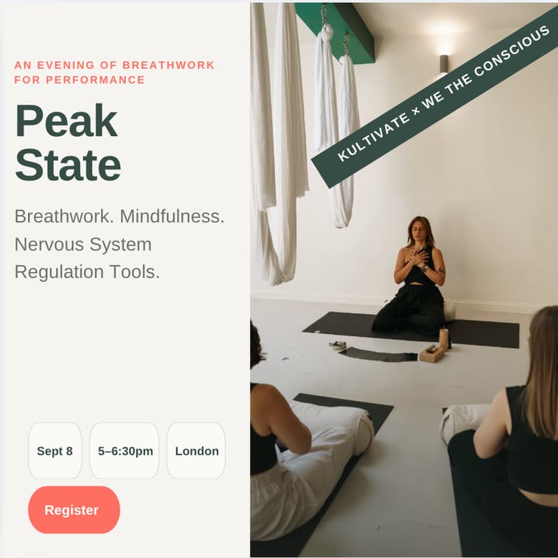 Cover Image for PEAK STATE: Breathwork for Performance