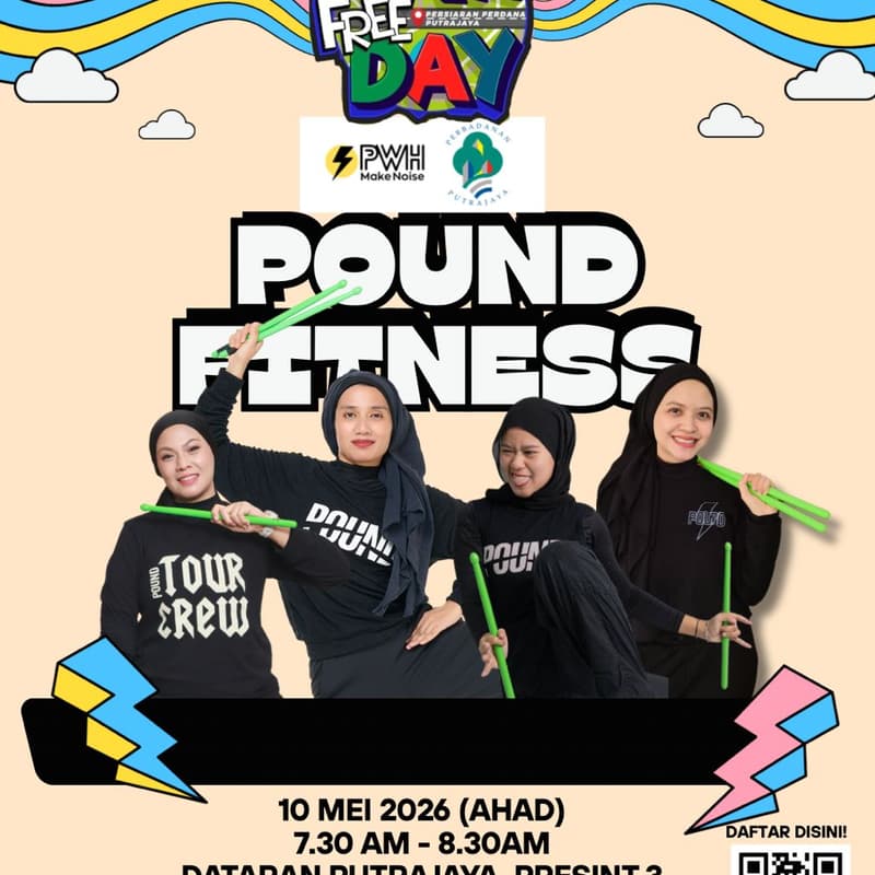 Cover Image for Pound Fitness @ Putrajaya Car Free Day