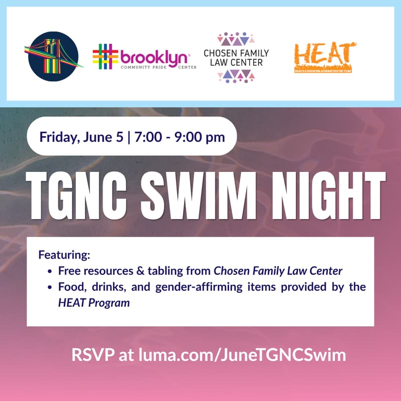 Cover Image for June TGNC Swim Night