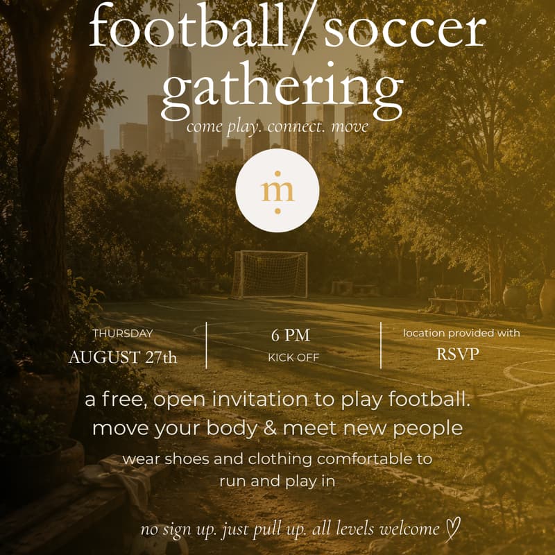 Cover Image for Football / Soccer Gathering