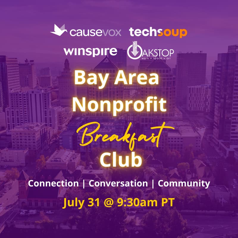 Cover Image for Bay Area Nonprofit *Breakfast* Club