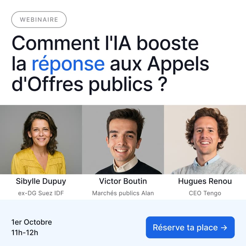 Cover Image for 🎙️ Comment l'IA booste la réponse aux Appels d'Offres publics : cas d'usage, bonnes pratiques et limites