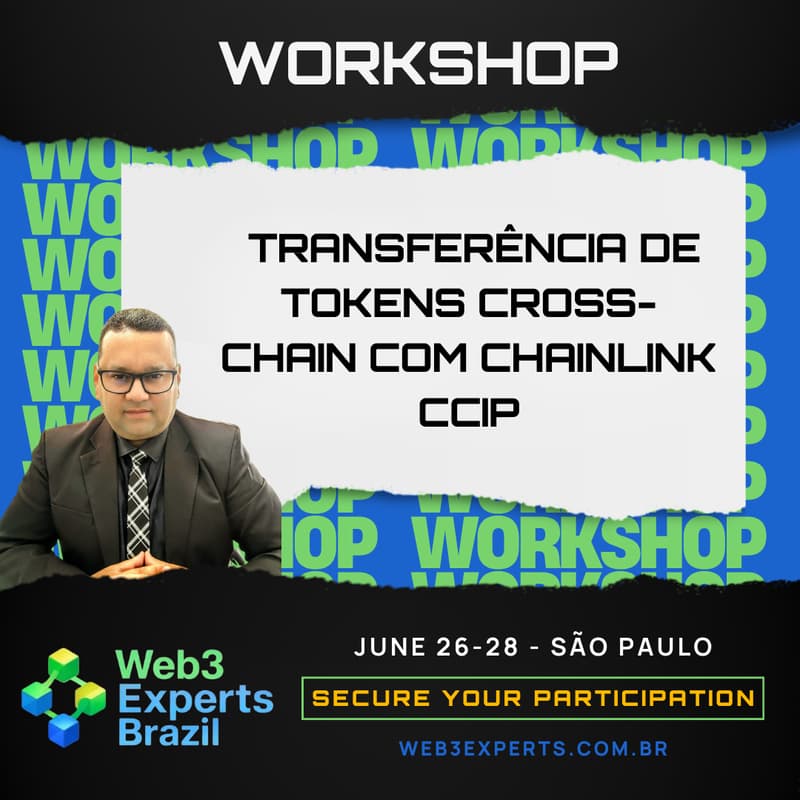 Cover Image for Workshop: Transferência de Tokens Cross-Chain com Chainlink CCIP