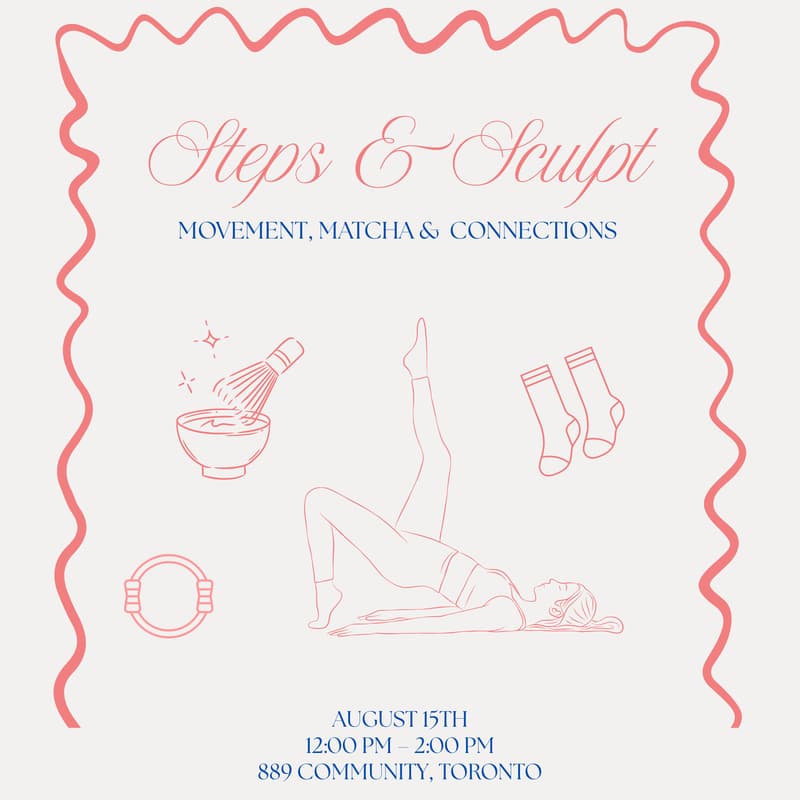 Cover Image for Steps & Sculpt: pilates & connections. August Edition.