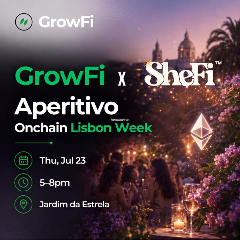 Cover Image for GrowFi Aperitivo - Onchain Lisbon Week