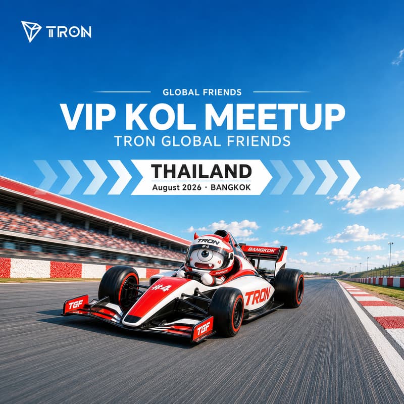Cover Image for TRON Global Friends THAILAND ครั้งที่ 4 : Speed · Play · Connect