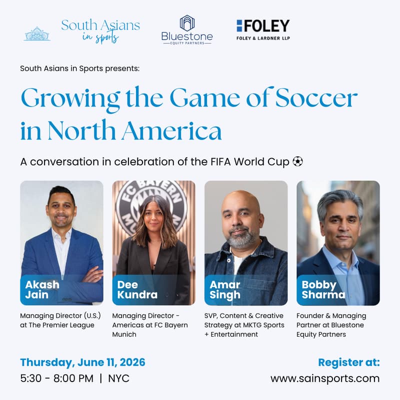 Cover Image for Growing the Game of Soccer in North America: A conversation in celebration of the FIFA World Cup ⚽