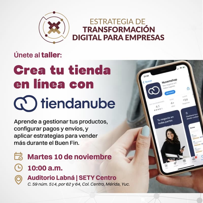 Cover Image for Taller: Crea tu tienda en línea con Tienda Nube 🚀