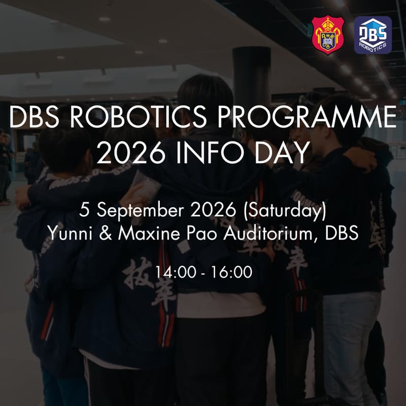 Cover Image for DBS Robotics Programme 2026 Info Day & Tech Showcase